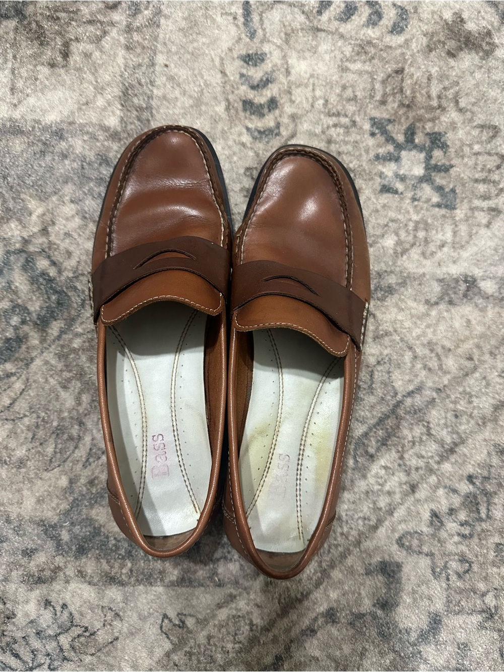 Leather loafers